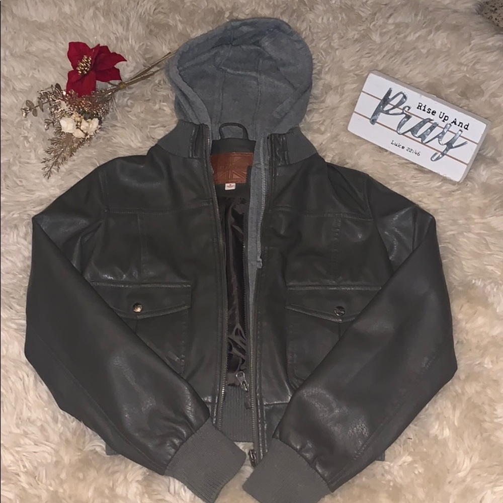 Leather jacket